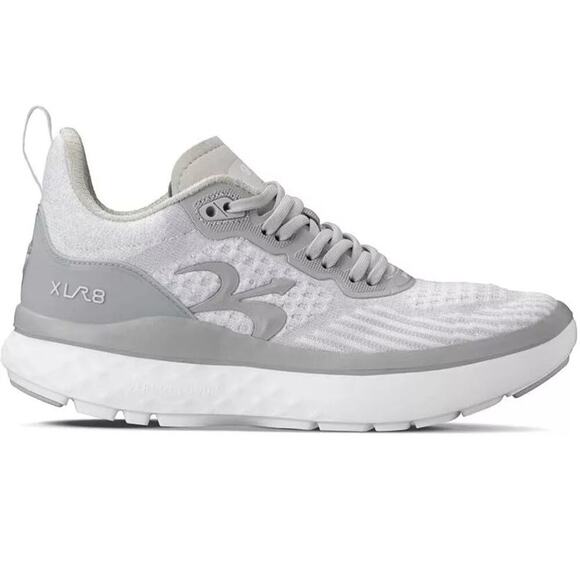 Gravity Defyer XLR8 Knit Low Top Running Sneaker Gray/White Women's Size 10 - Picture 2 of 11